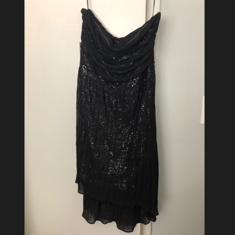 Express NWT strapless sequined dresss size 12